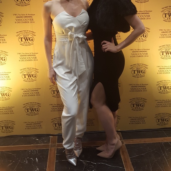 White tube top jumpsuit - Picture 5 of 5